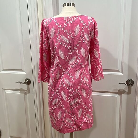 Talbots Graceful Garden Shift Dress Pink Size 14 - Picture 7 of 14